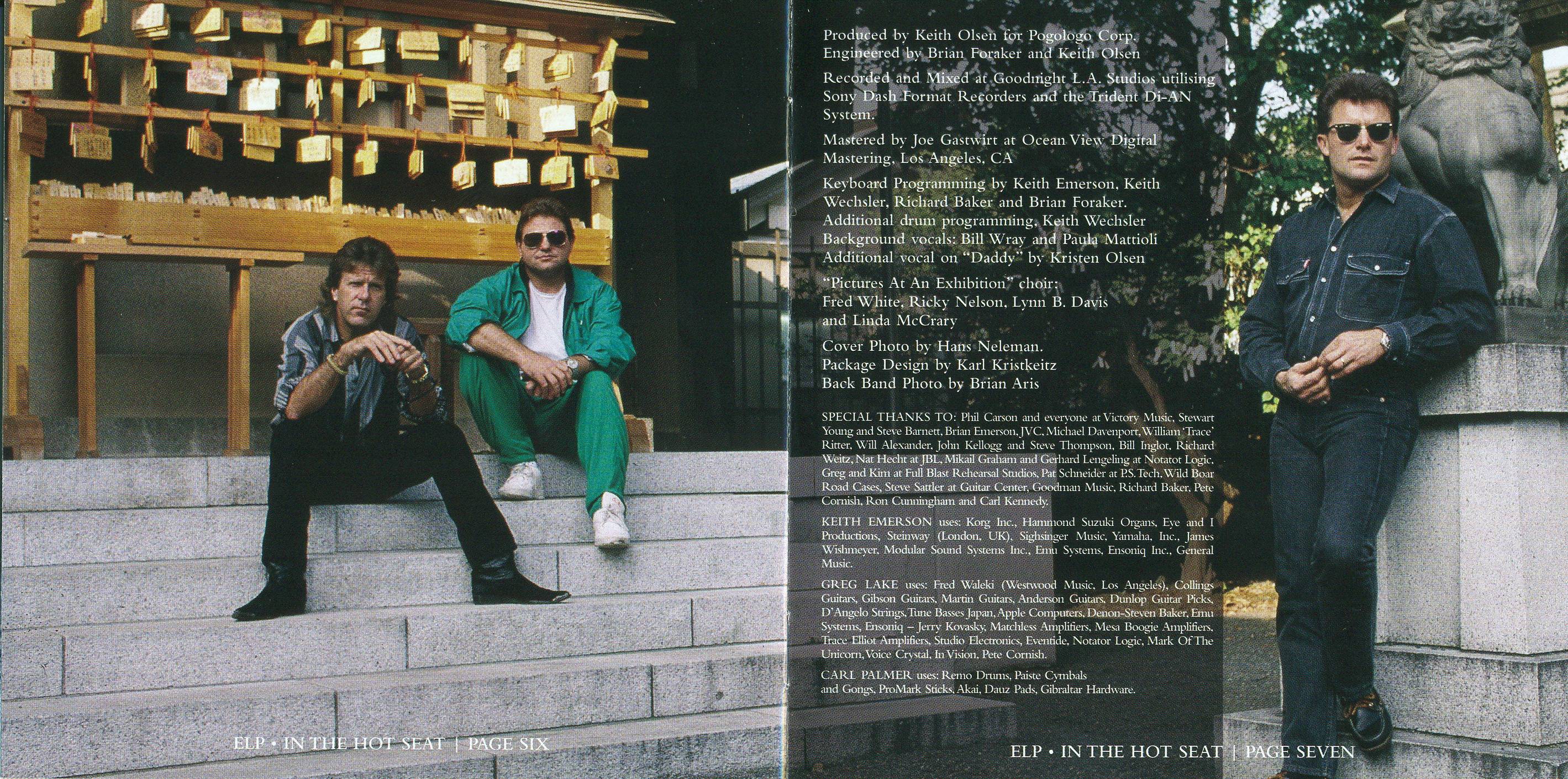 Emerson, Lake and Palmer In The Hot Seat [Booklet04 d]